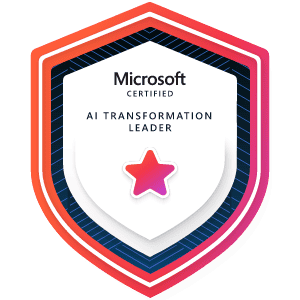 Microsoft Certified: AI Transformation Leader badge
